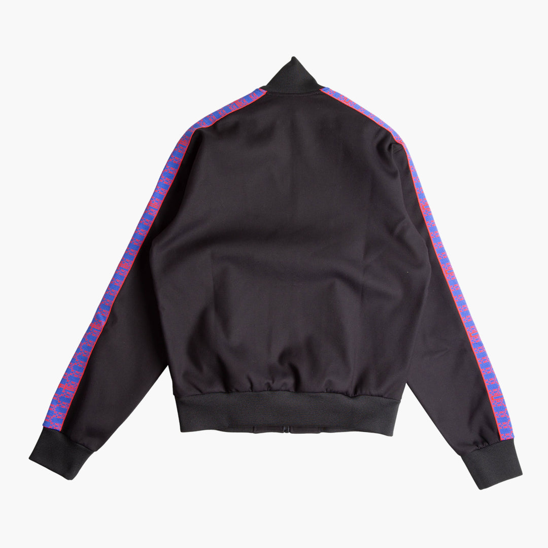 OFF-WHITE Black-Multi Modern Design Jacket with Bold Accents