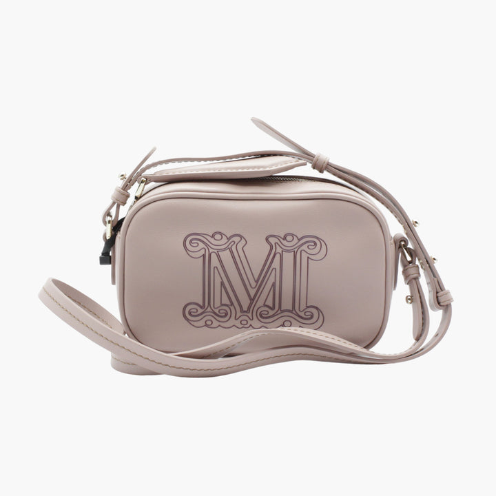 Max Mara Pink Monogram Bag with Adjustable Strap and Spacious Interior