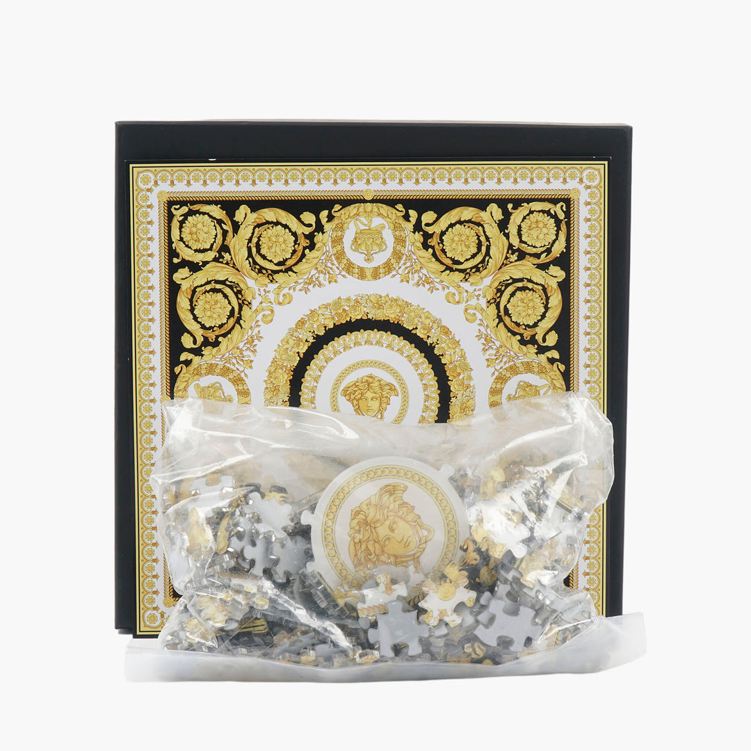 Versace Accessories with Medusa Motif and Gold Detailing - Made in Italy