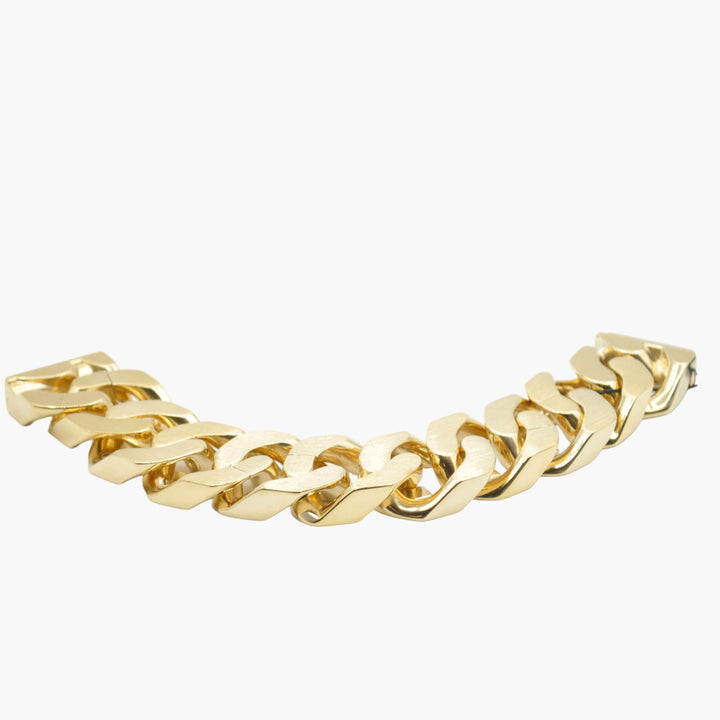 Givenchy Bijoux Golden Bracelet with Chunky Links - Elegant Statement Piece