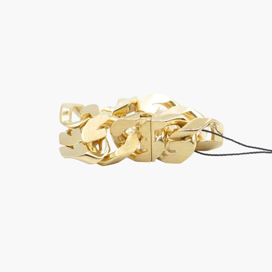 Givenchy Bijoux Golden Bracelet with Chunky Links - Elegant Statement Piece