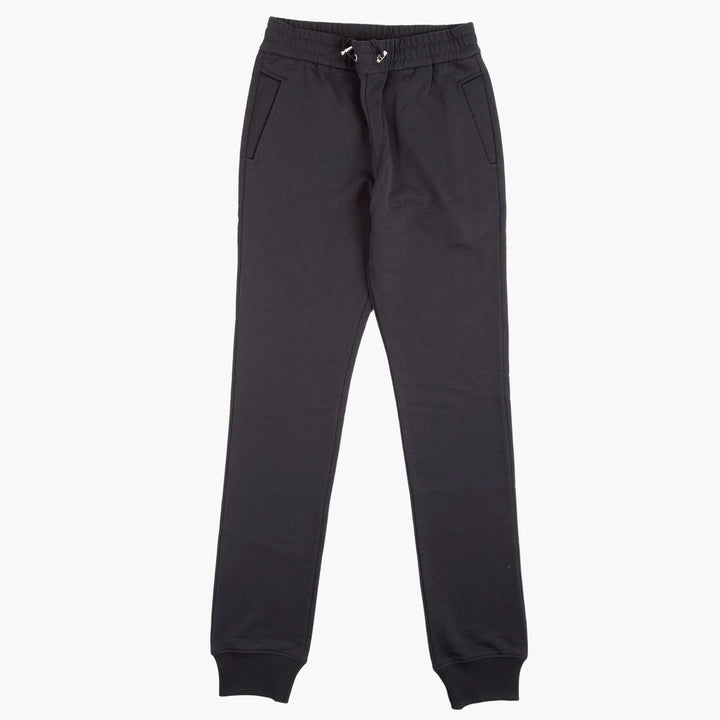 Balmain Black-Multi Joggers with Elasticated Waistband and Ribbed Cuffs