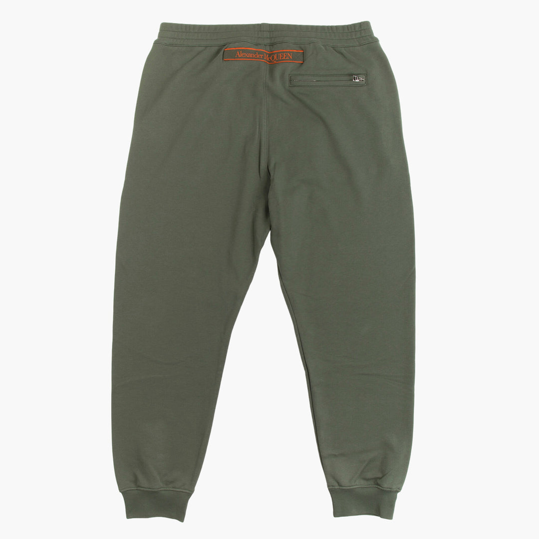 Alexander McQueen Green Trousers with Elastic Waistband - Made in Italy