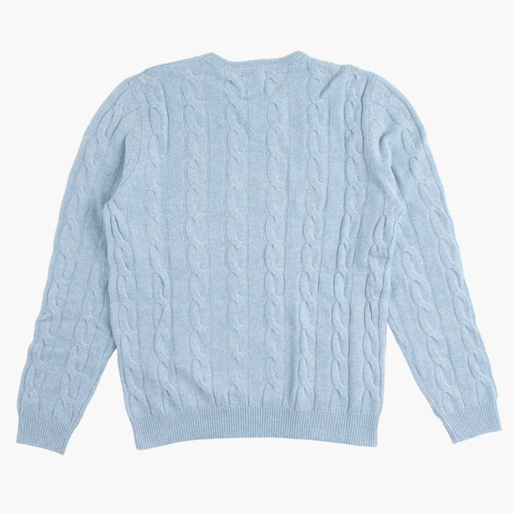 Malo Sweaters Blue Knit Design for Elegant Style