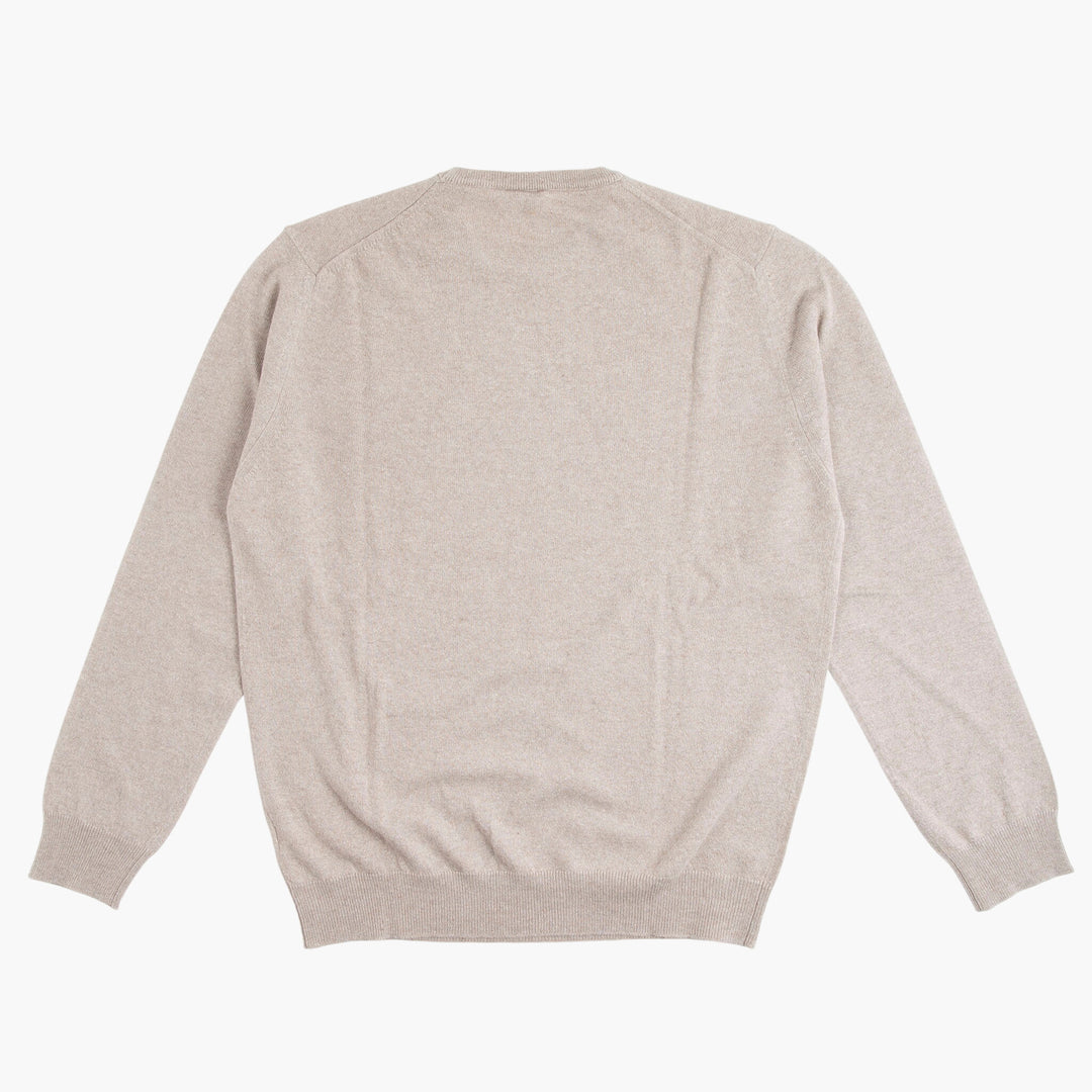 Malo Sweaters Beige - Classic Crew Neck Sweater for Versatile Wardrobe