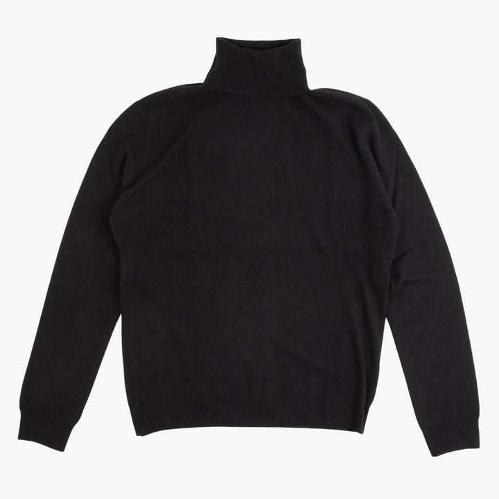 Malo Black Turtleneck Sweater