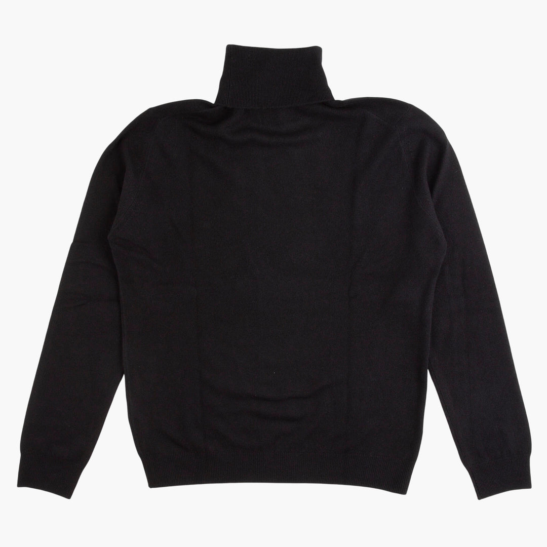 Malo Black Turtleneck Sweater