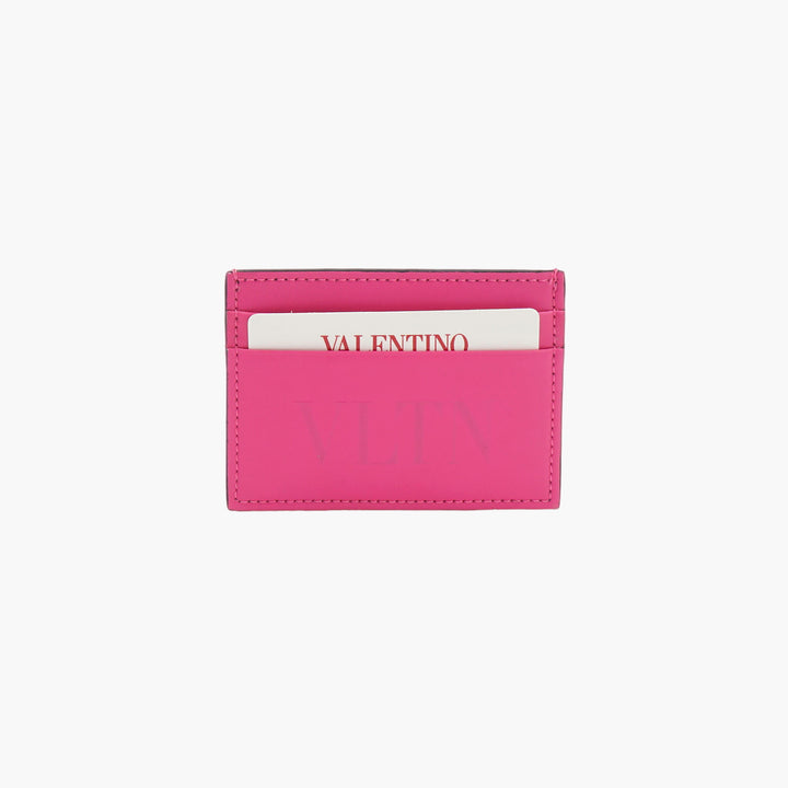 Valentino Fuchsia Wallet with VLTN Logo - Made in Italy