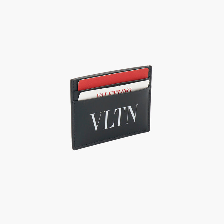 Valentino VLTN Logo Compact Black Wallet