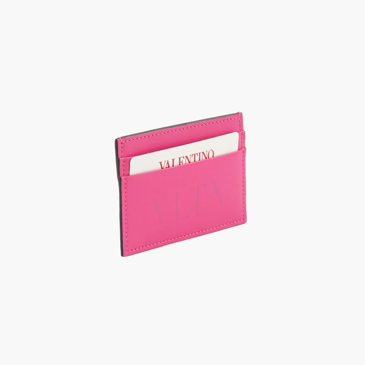 Valentino Fuchsia Wallet with VLTN Logo - Made in Italy