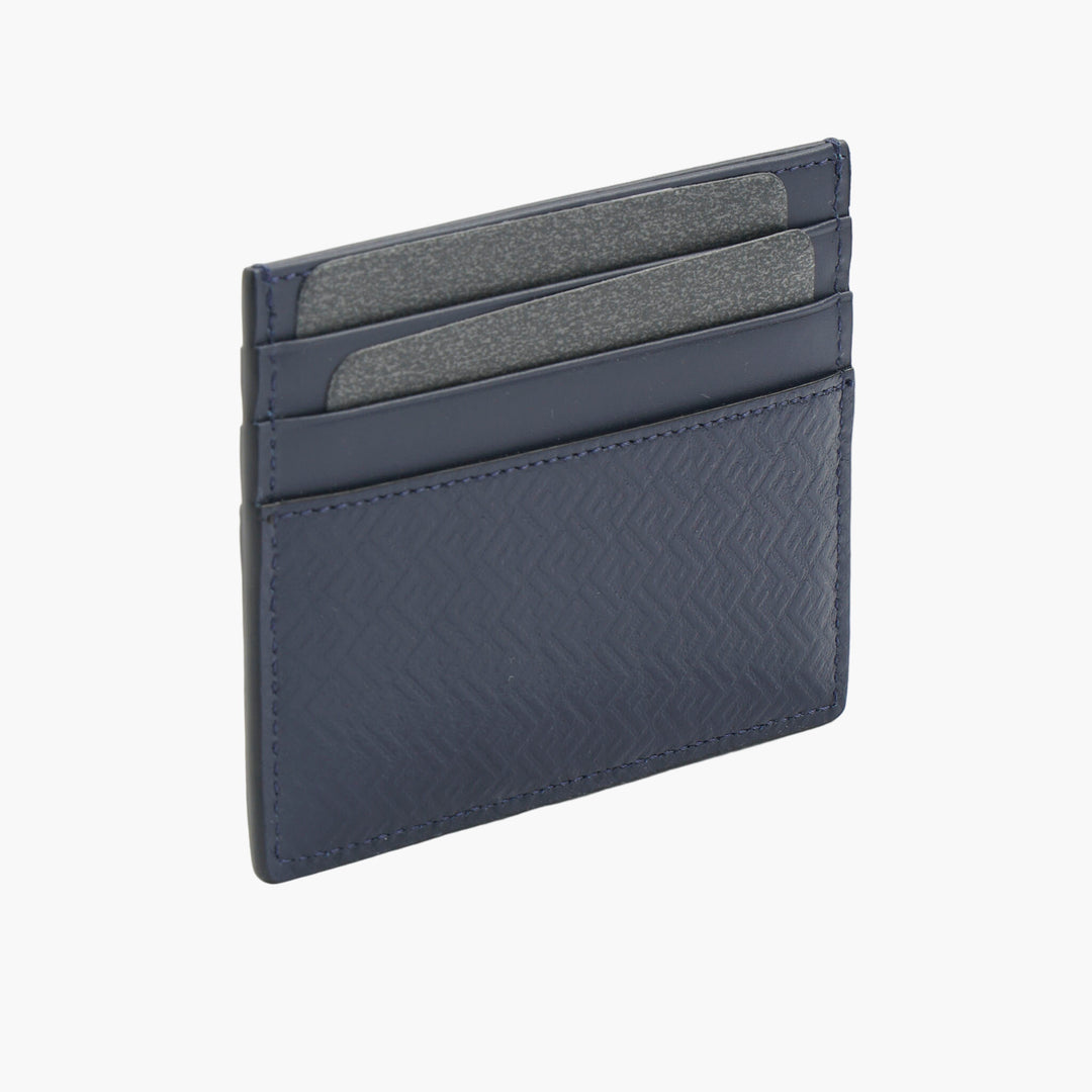 Fendi Blue Monogram Cardholder