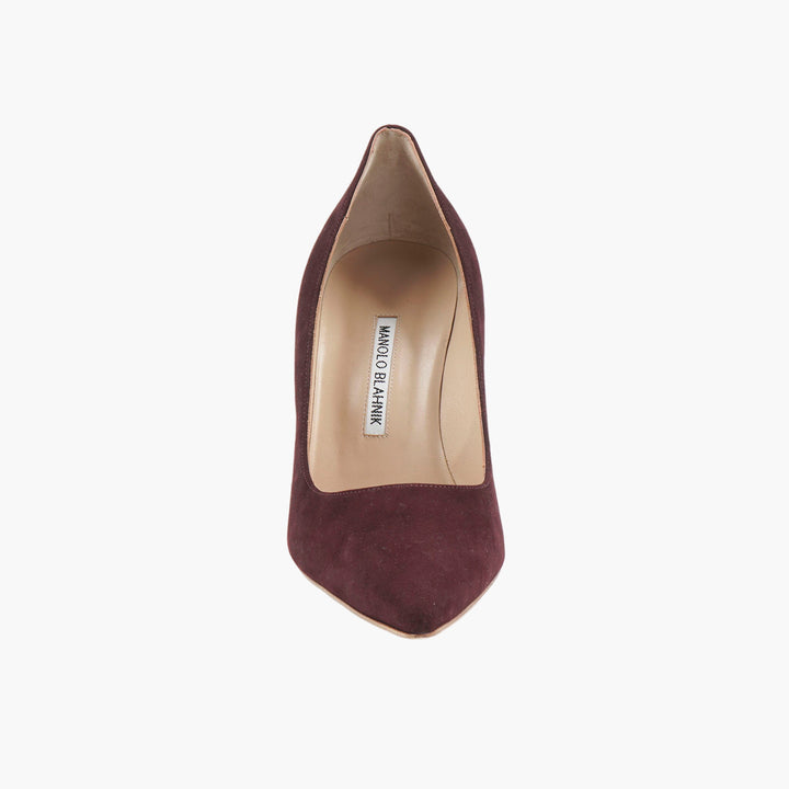 Manolo Blahnik With Heel Bordeaux