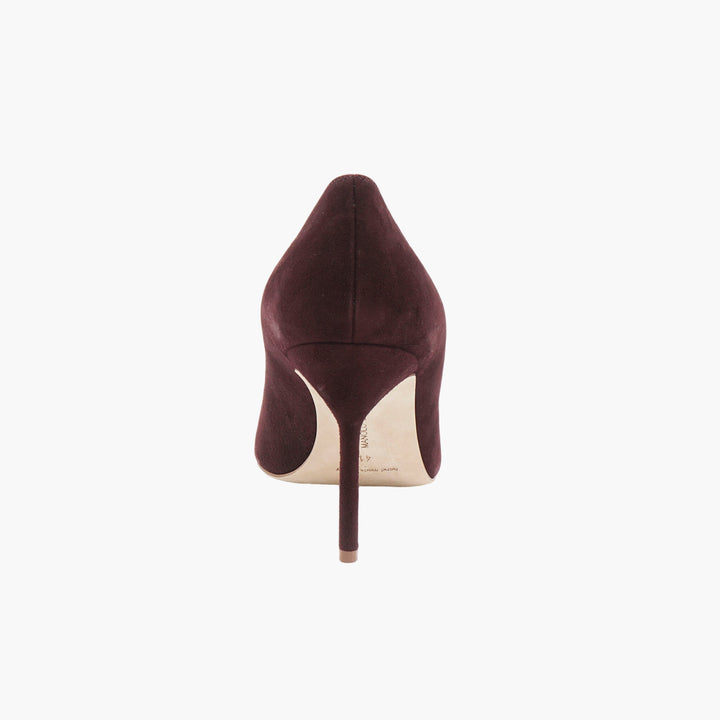 Manolo Blahnik With Heel Bordeaux