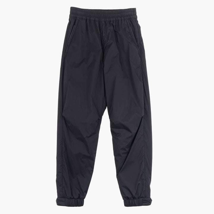 Moncler Trousers Black with Elastic Waistband for Comfort and Versatility