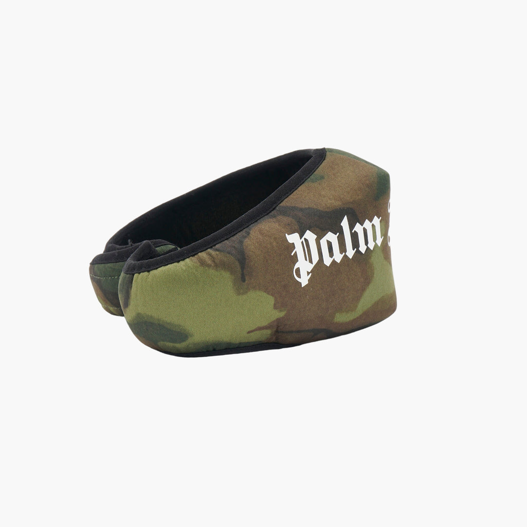 Palm Angels Casual Brown Camo Face Mask - Trendy Accessory with Iconic Branding