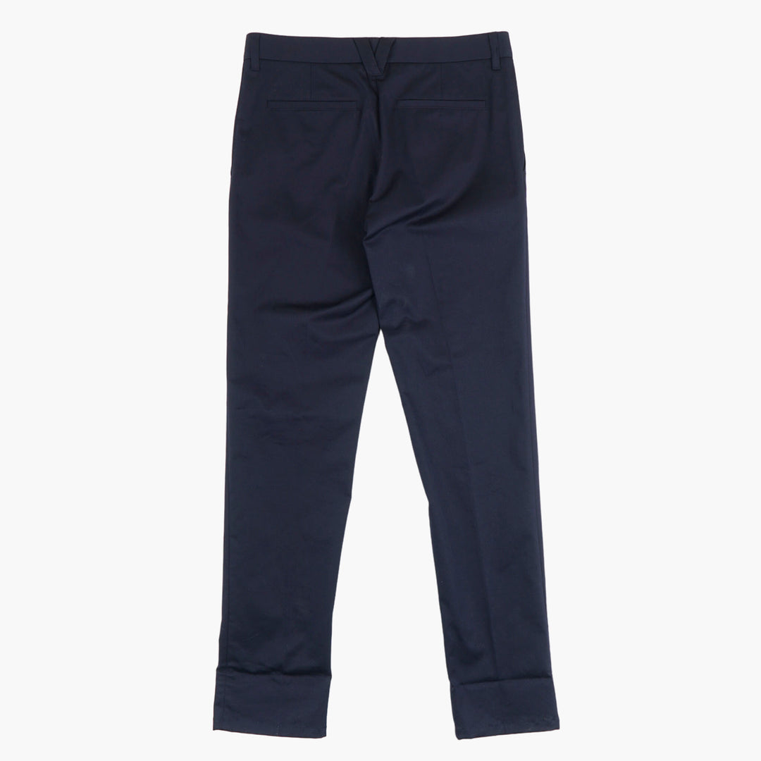 Versace Blue Tailored Fit Trousers - Elegant and Versatile Men's Fashion