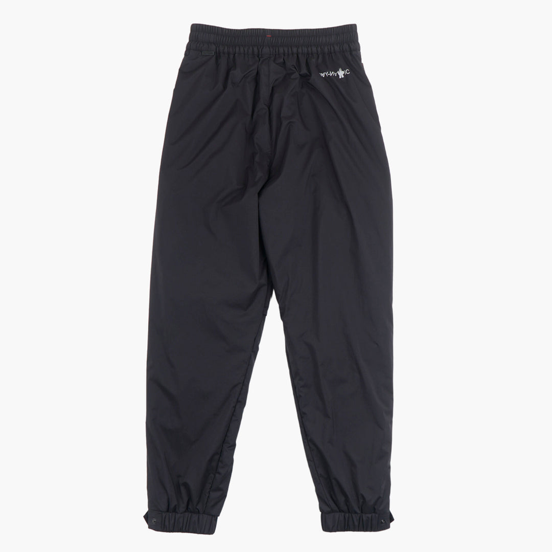 Moncler Trousers Black with Elastic Waistband for Comfort and Versatility