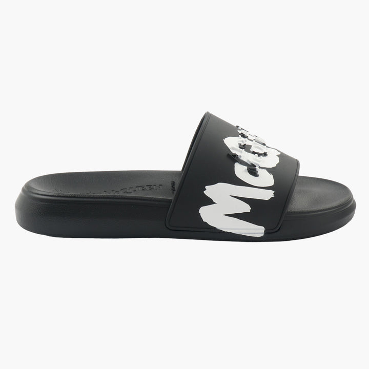 Alexander McQueen Luxury Black Sandals - Made in Italy