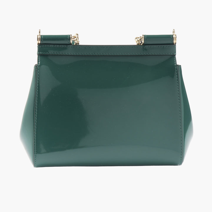 Dolce & Gabbana Green-Gold Bag - Made in Italy, Sophisticated & Versatile Design