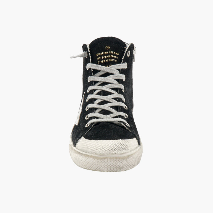 Golden Goose Men's Black Leather Hi Top Sneakers