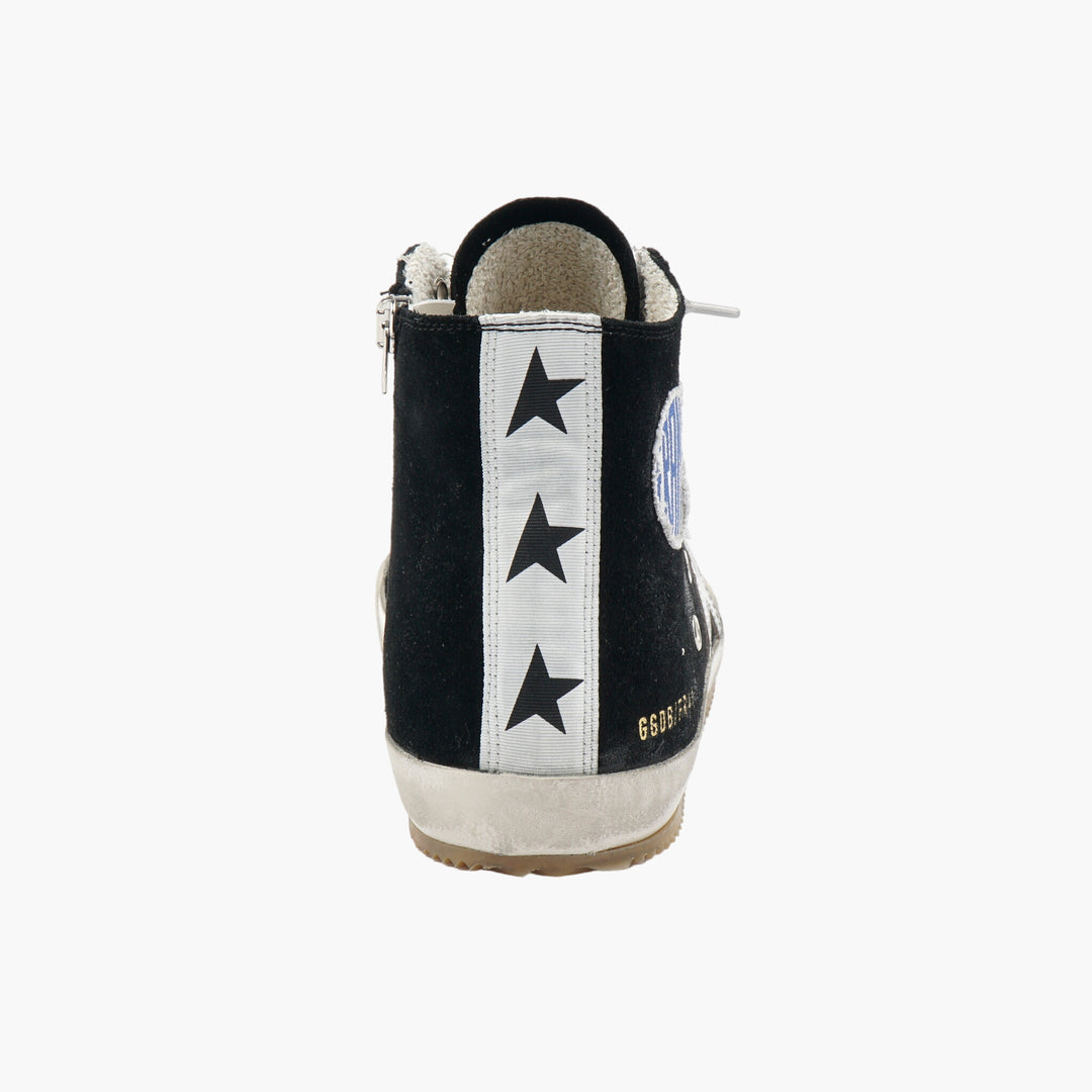 Golden Goose Men's Black Leather Hi Top Sneakers