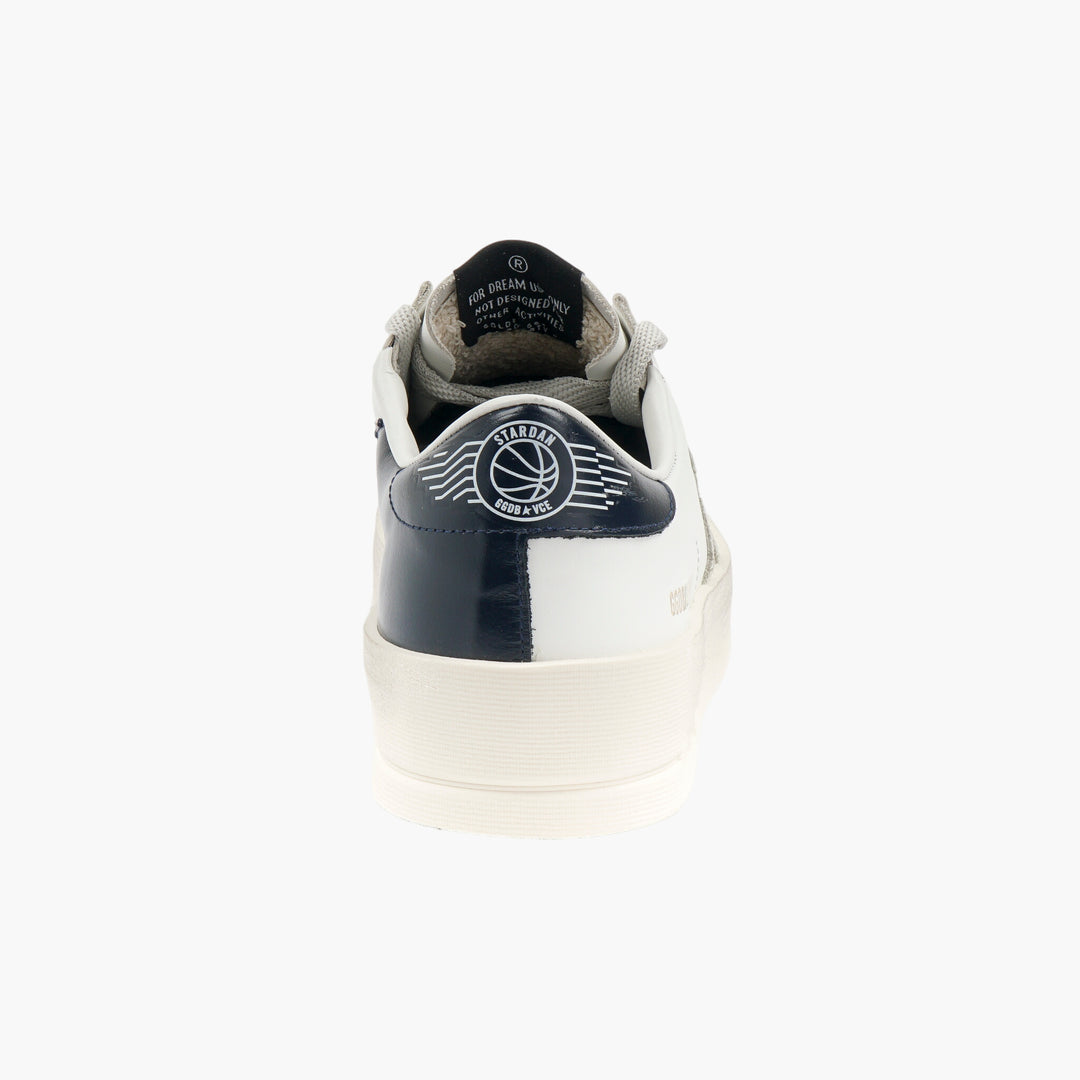 Golden Goose Sneakers White with Signature Star Patch and Distressed Details