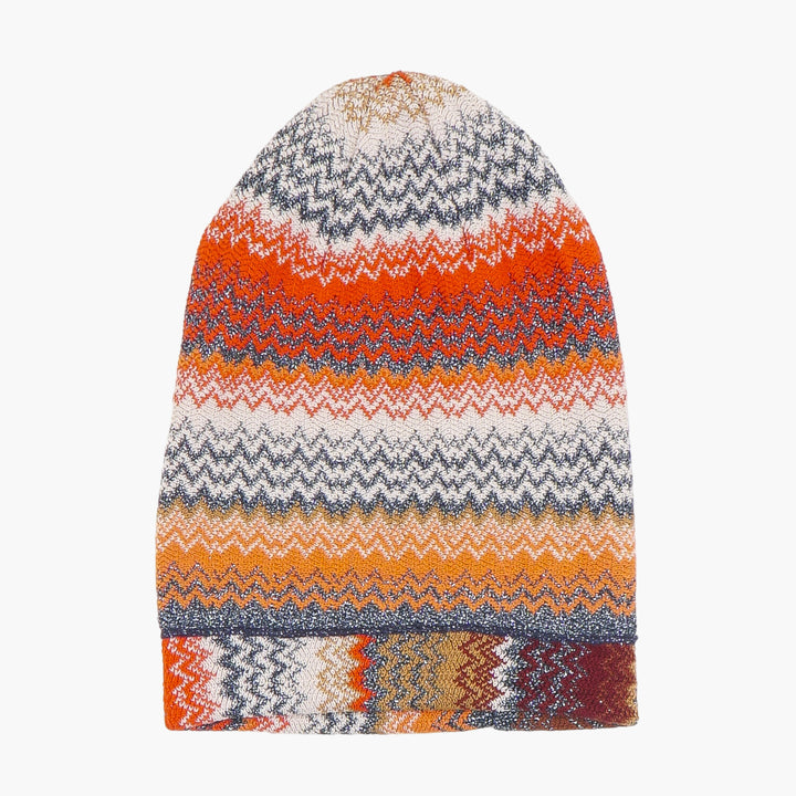 Cappello Missoni Multicolor Zigzag Pattern