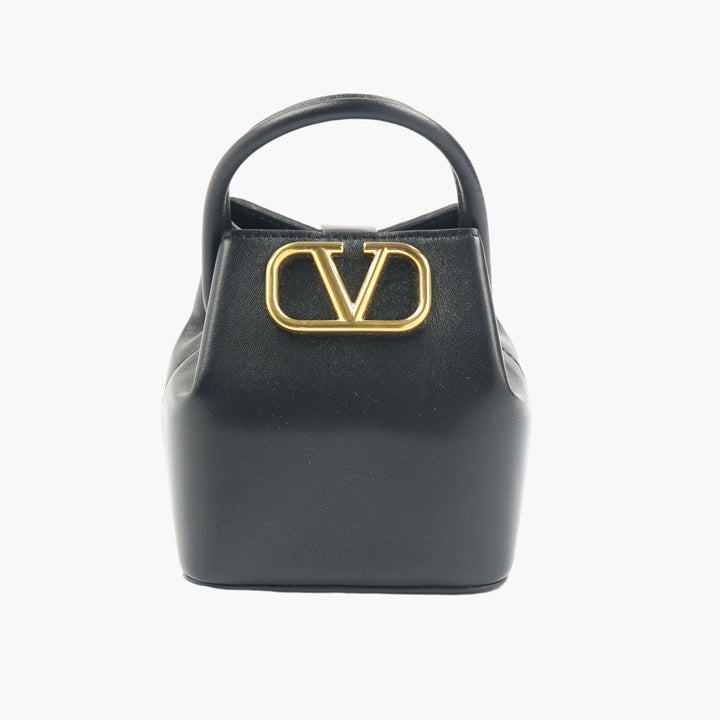 Valentino "V" Logo Bucket Bag