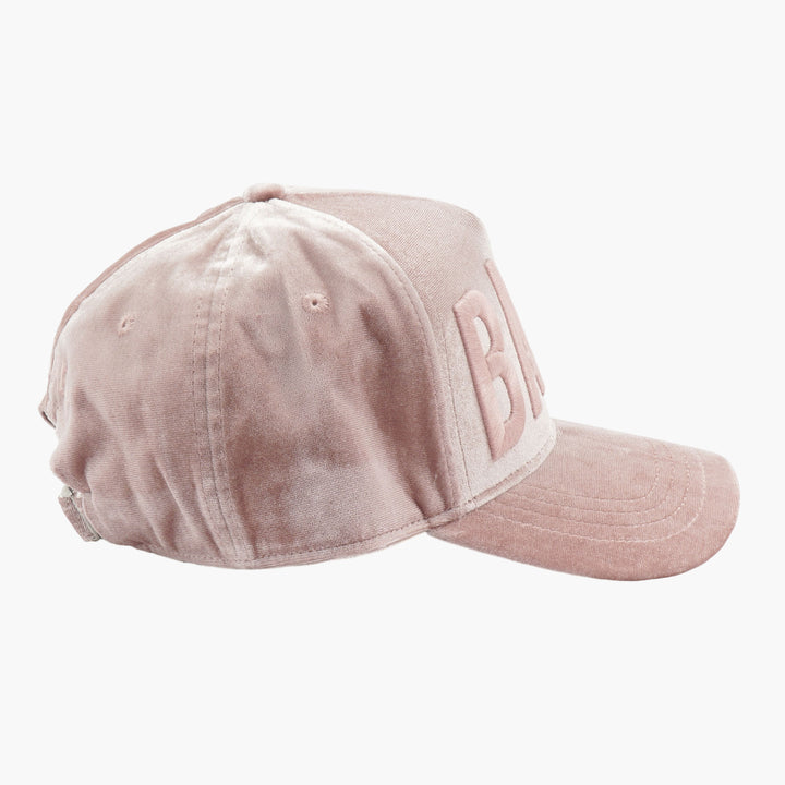 Dsquared2 Pink Hat with Bold Embroidery and Adjustable Strap