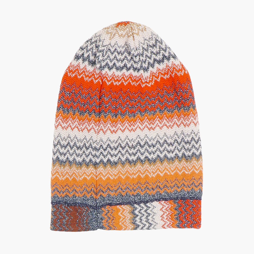 Cappello Missoni Multicolor Zigzag Pattern