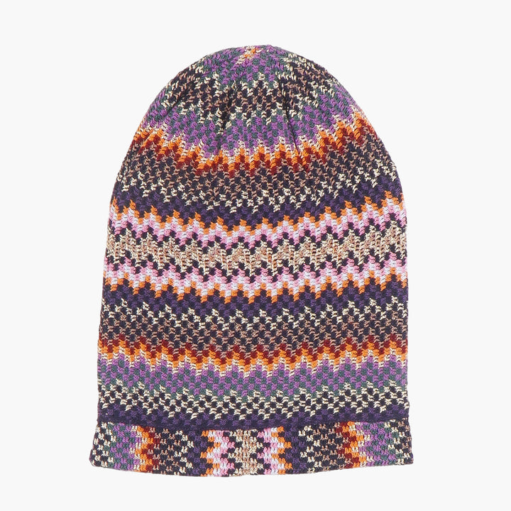 Missoni Hats - Iconic Zigzag Pattern Multi-Color Winter Hat