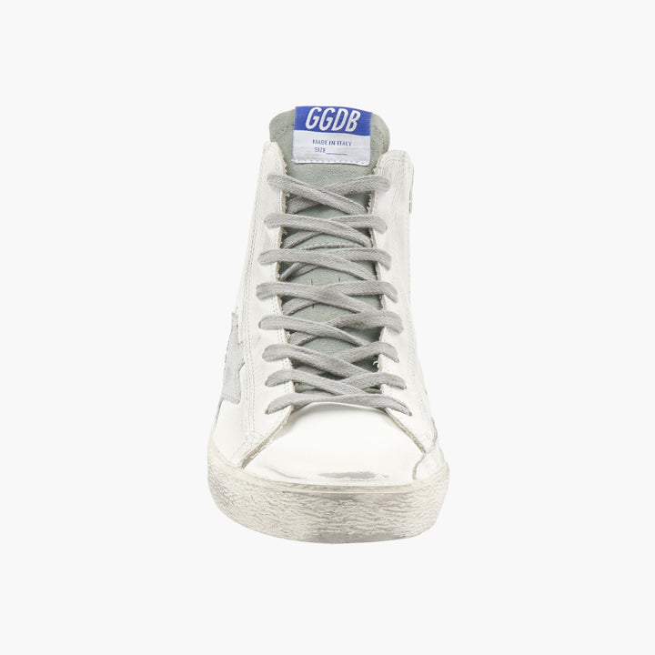 Golden Goose White Sneakers with Iconic Star Design - Made in Italy