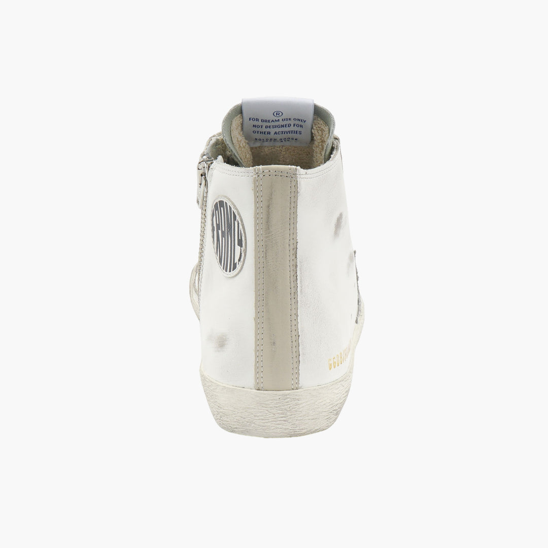 Golden Goose White Sneakers with Iconic Star Design - Made in Italy