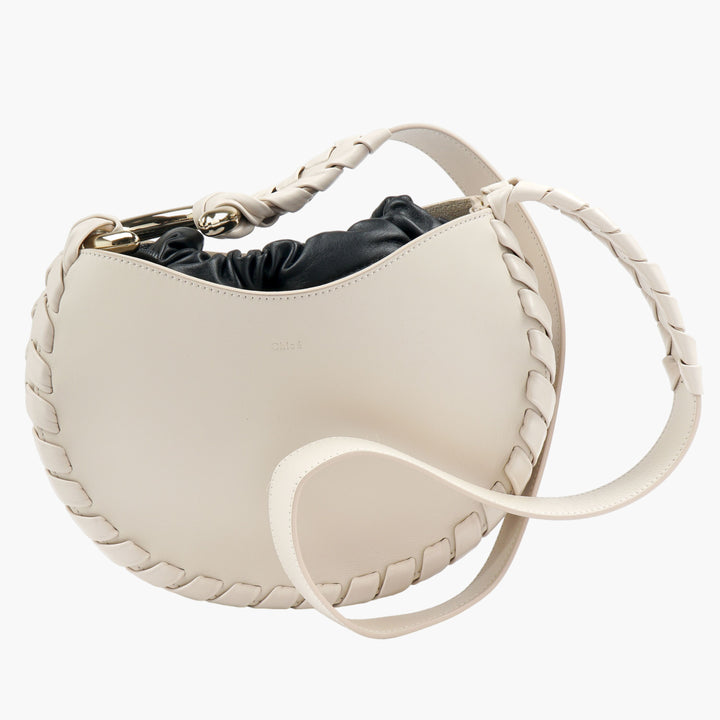 Chloè small mate hobo White