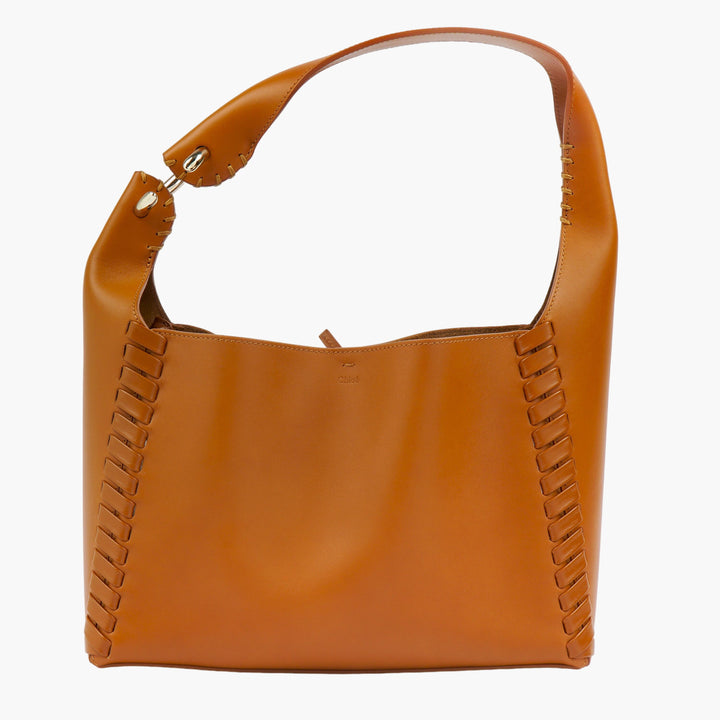 Borsa Chloé in pelle marrone con tracolla - Design elegante e spazioso