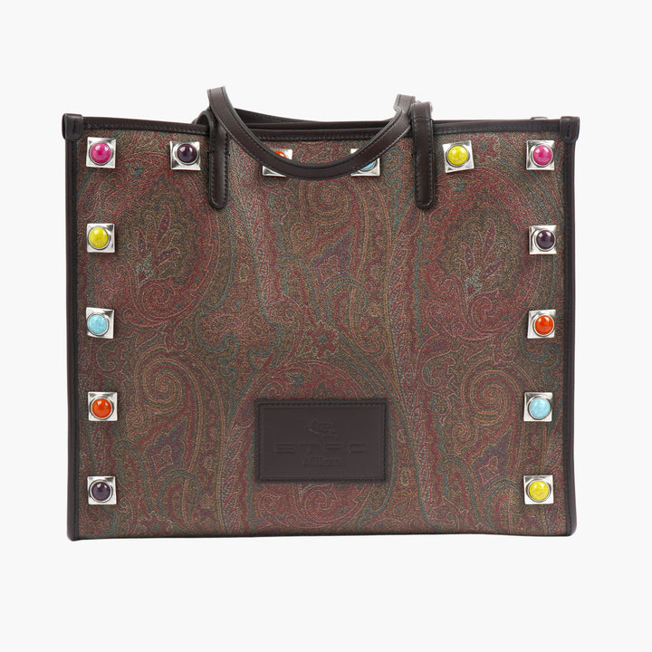 Etro MultiColour Paisley Pattern Bag - Vibrant Artistic Design