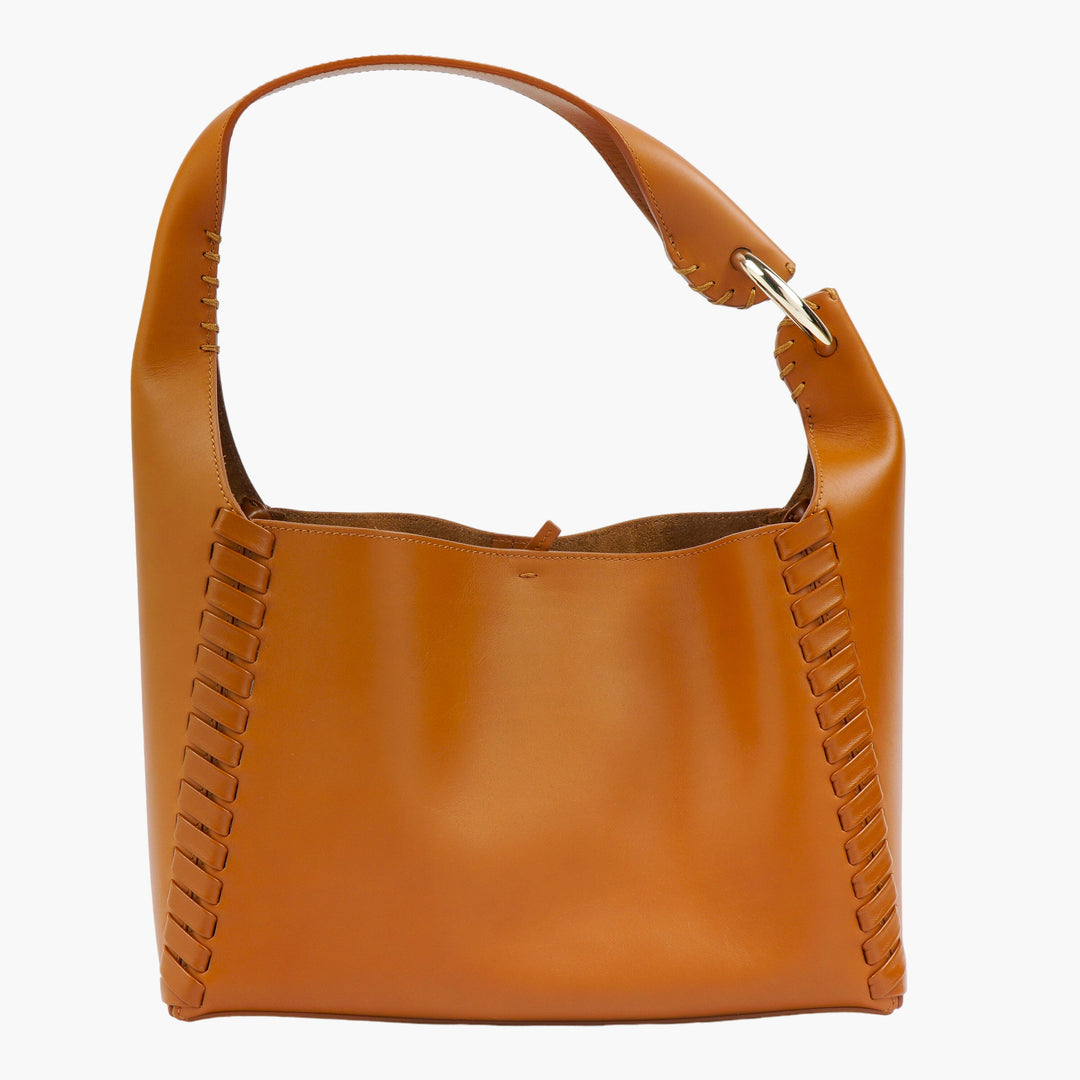 Borsa Chloé in pelle marrone con tracolla - Design elegante e spazioso