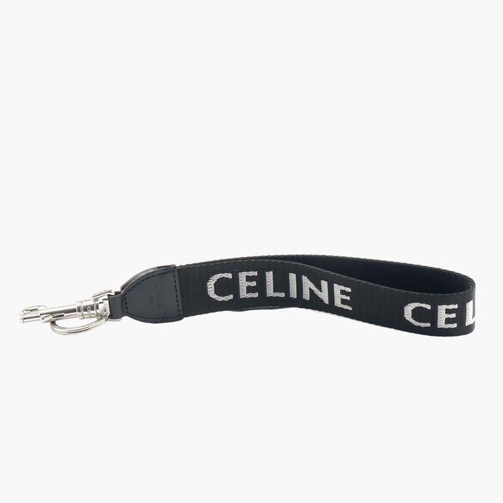 Céline Black Keychain - Chic and Durable Accessory with Iconic Branding