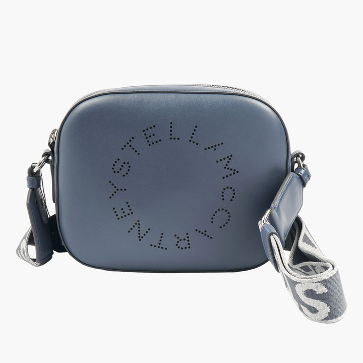 Borsa ecologica blu Stella McCartney con tracolla regolabile