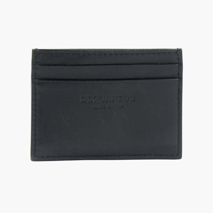 Portafoglio nero Dsquared2 Premium - Accessorio compatto ed elegante