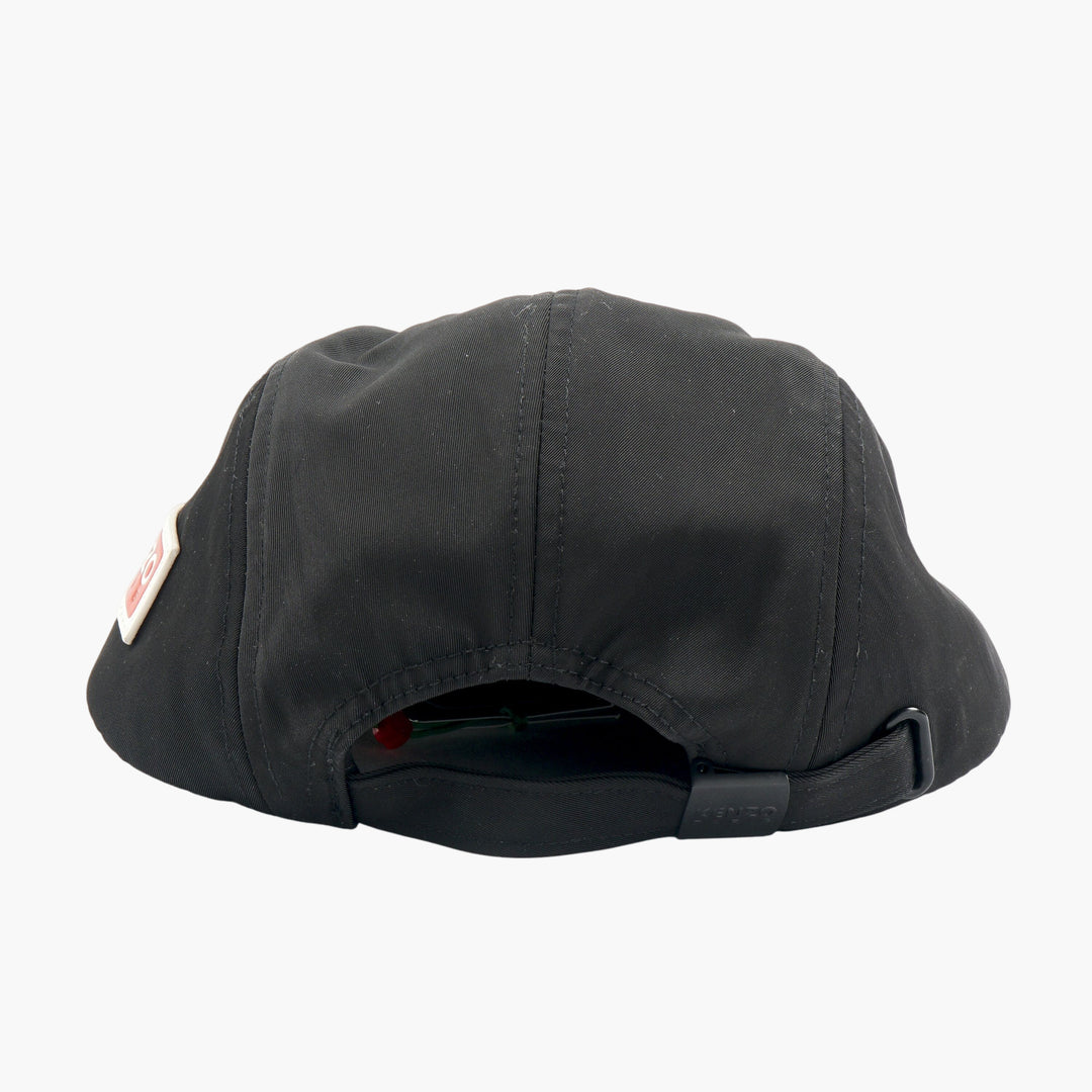 Cappello Kenzo nero-multi con logo e cinturino regolabile