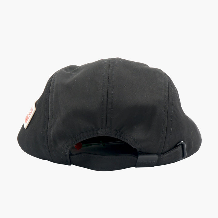 Kenzo Black-Multi Hat with Logo and Adjustable Strap