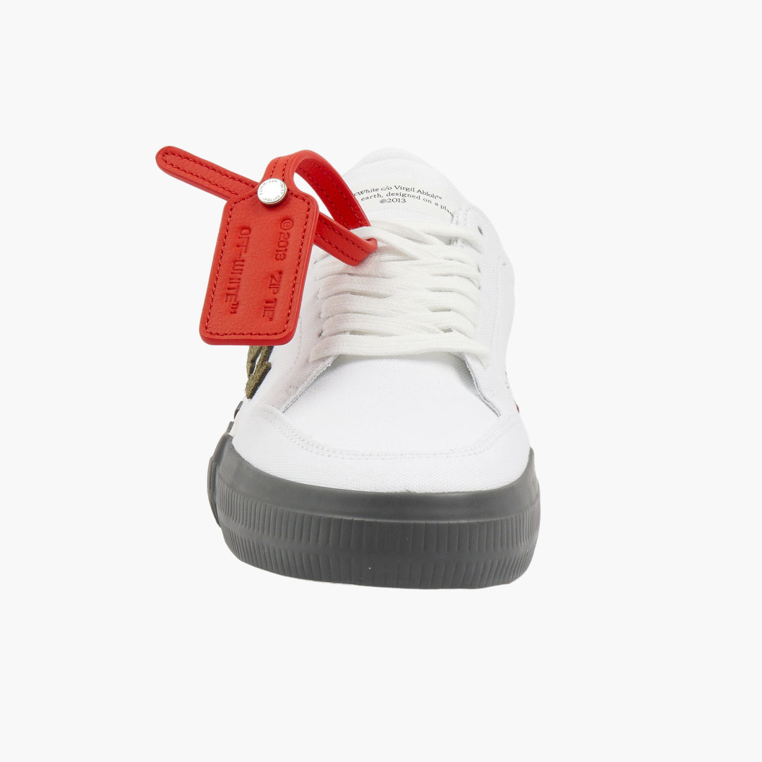 Off-White Iconic Arrow Motif Sneakers - White-Grey-Green