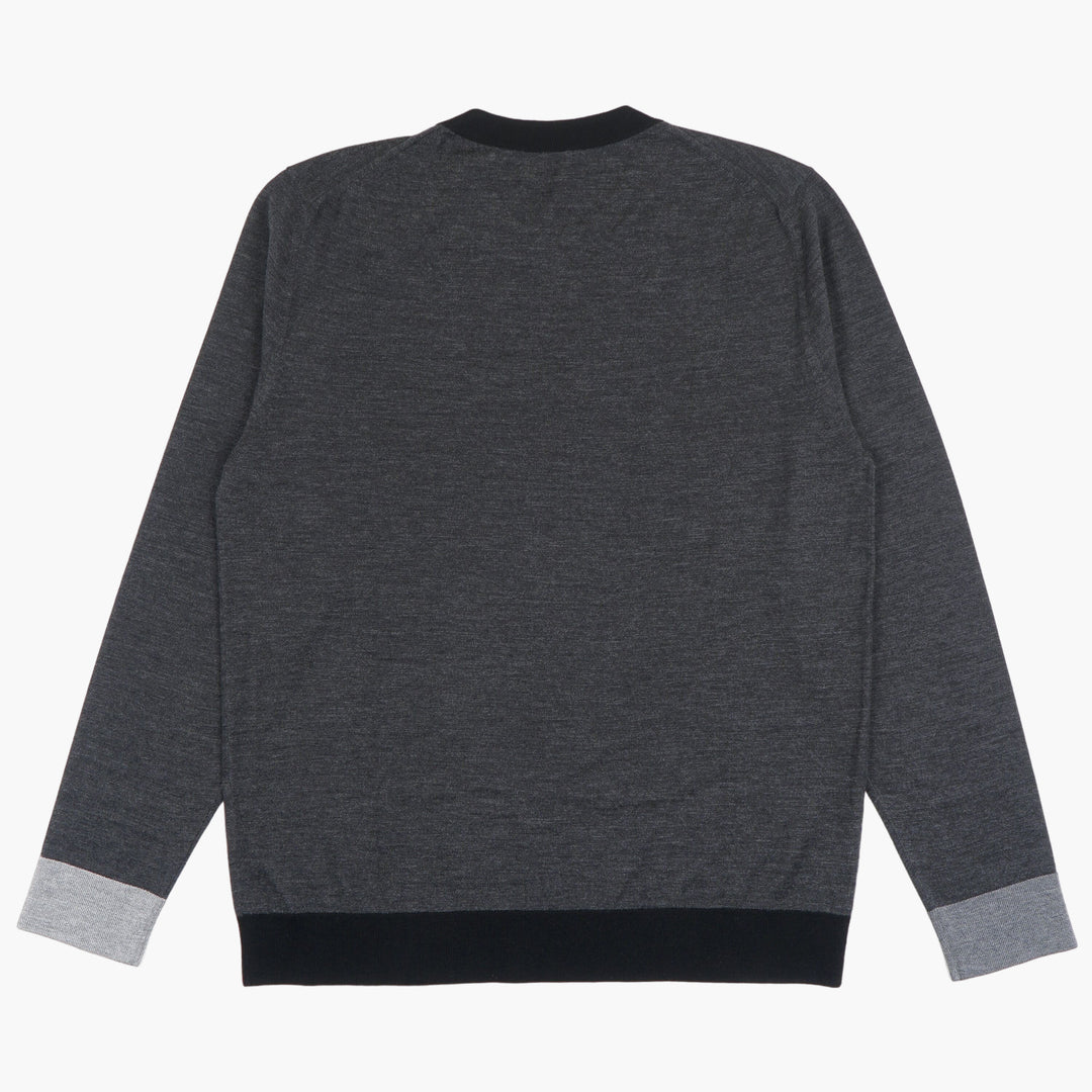 Burberry Wool Charcoal Sweater - Timeless Luxury and Comfort