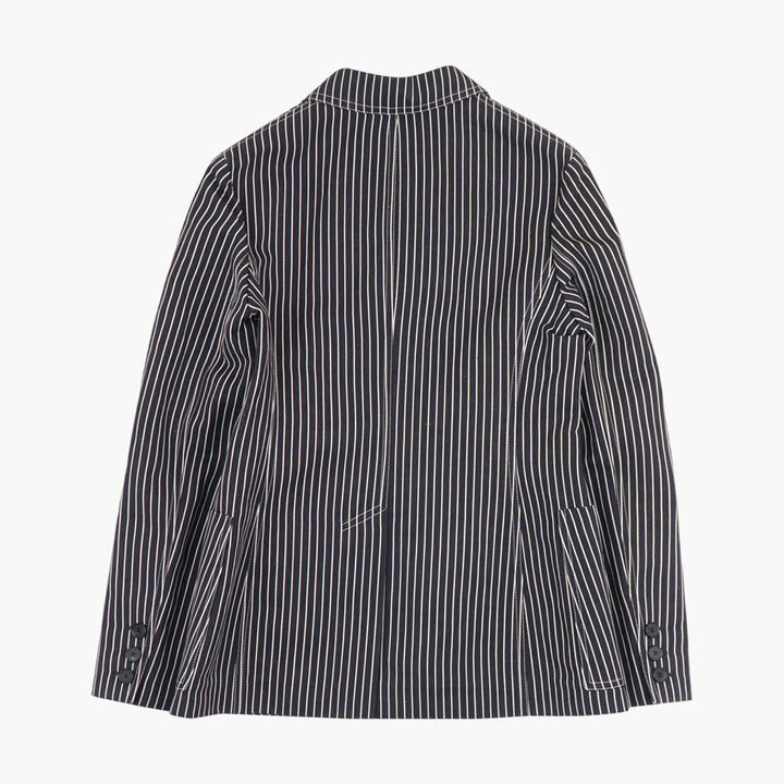 DIOR Pinstripe Blazer Navy-White Double-Breasted Made in Italy