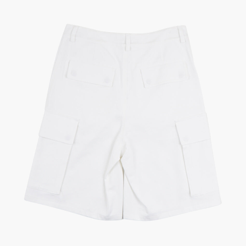 DIOR Women's White Cargo Shorts with Tailored Fit, Made in Italy