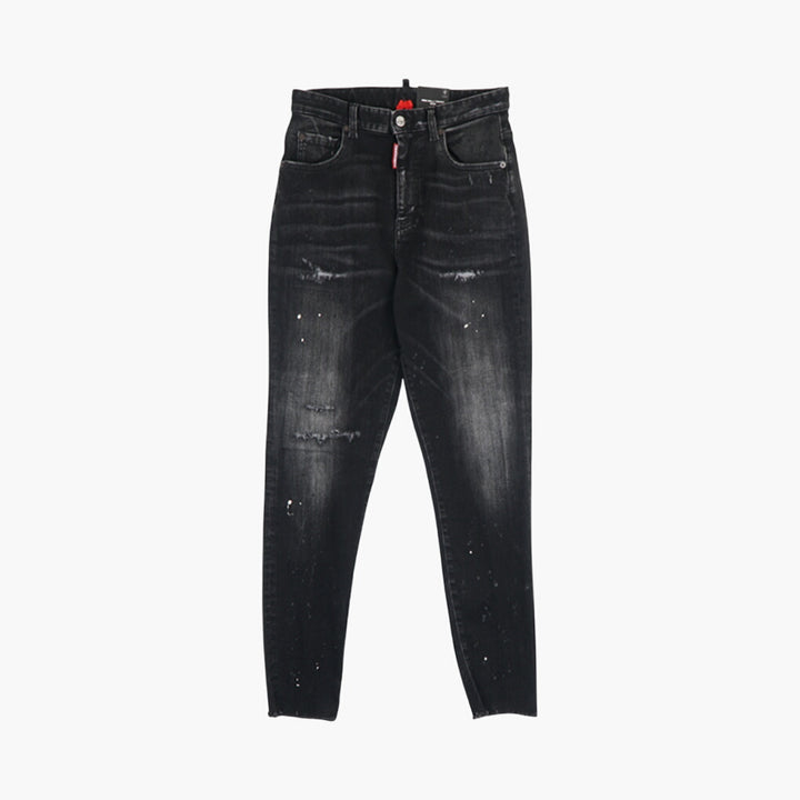 Jeans DSQUARED2 Modern Fit Distressed in Nero