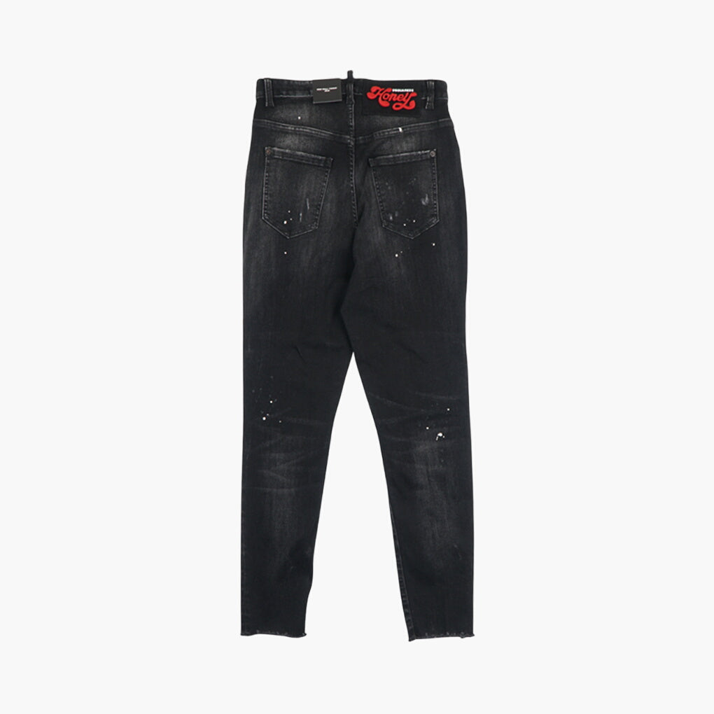 Jeans DSQUARED2 Modern Fit Distressed in Nero