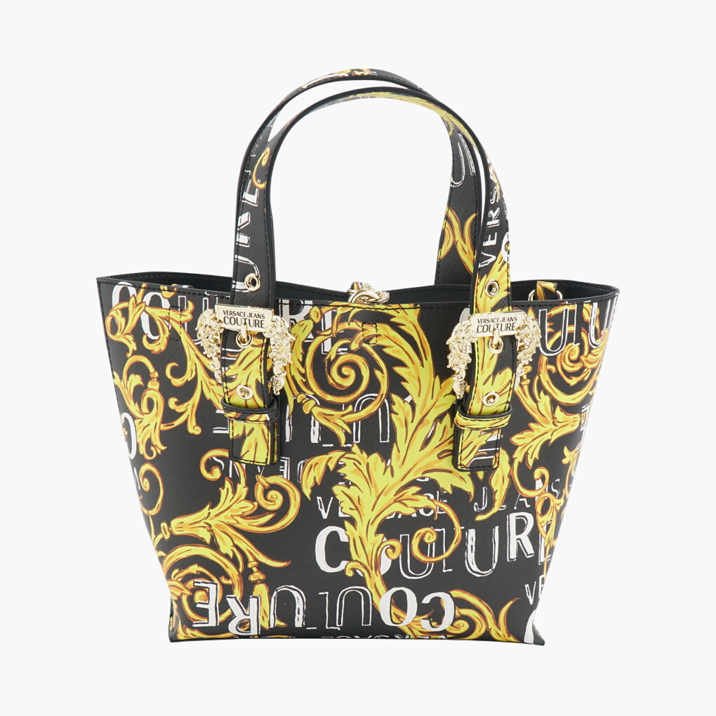 Versace Bags - Luxury Black-Multi Baroque Pattern Handbag for Day and Night