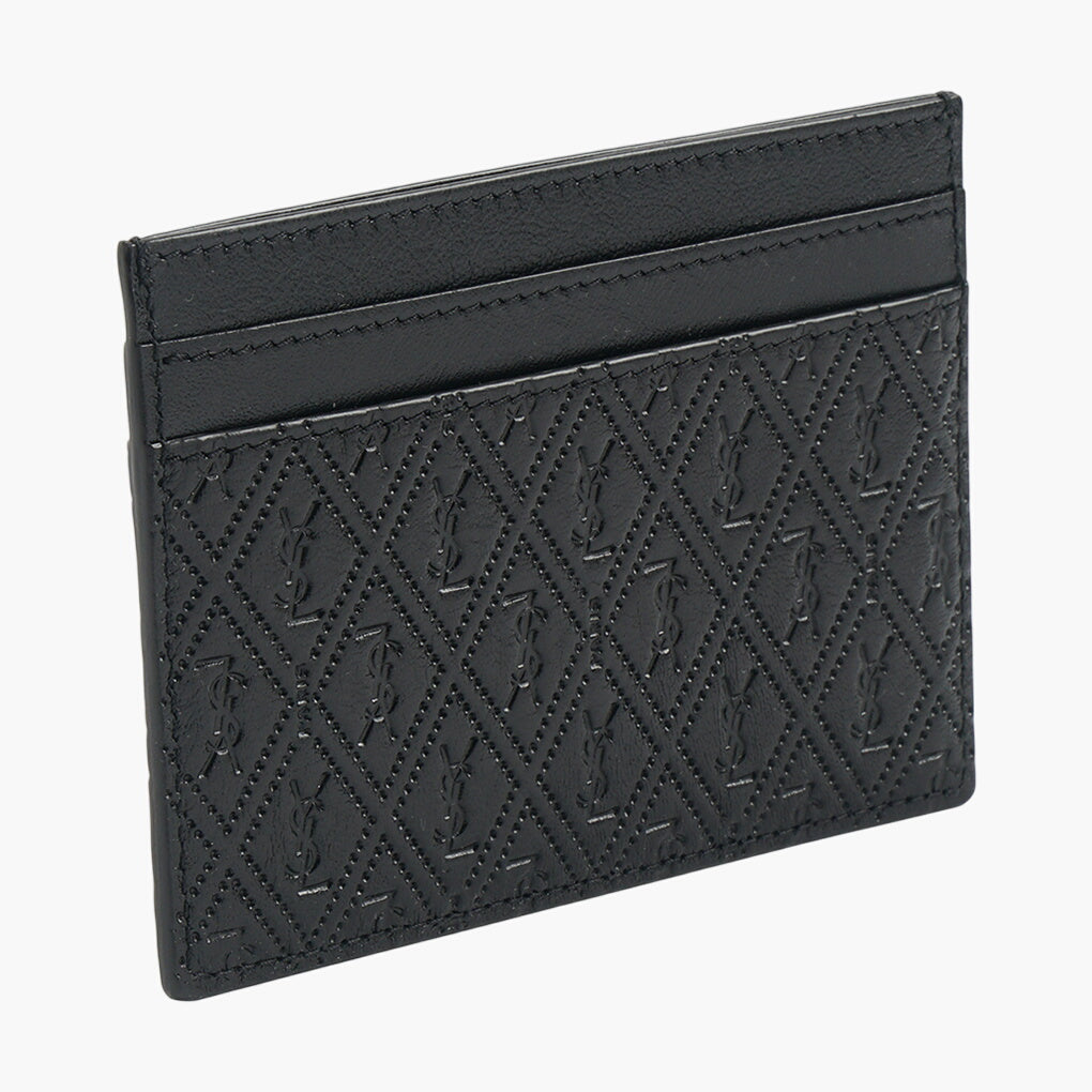 Saint Laurent Wallets Black with Iconic YSL Monogram